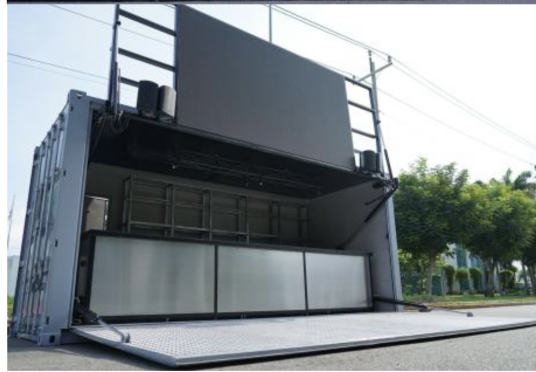 20ft Container Cafe with Movie Screen